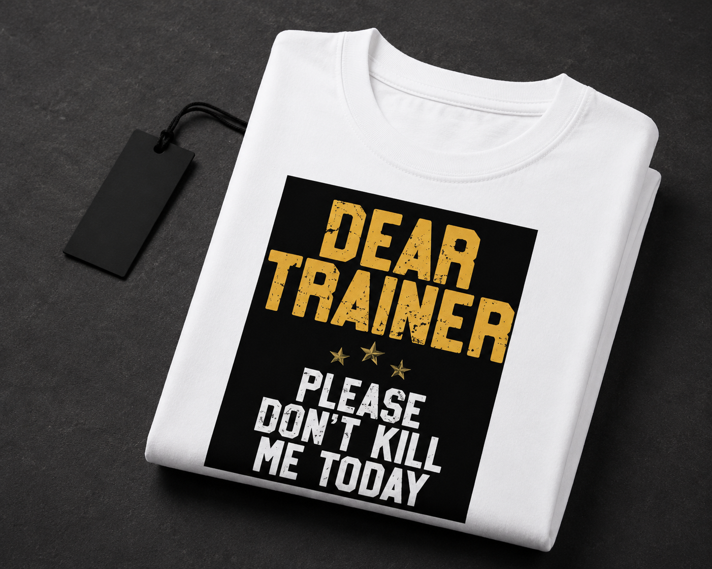 Please Don't Kill Me Today Oversized Tee - WHITE